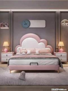 佛山大厂货，高质量仿真皮，实木床边，高密度海绵，带实木床板，全新包装，特价处理 - 乐山28生活网 ls.28life.com